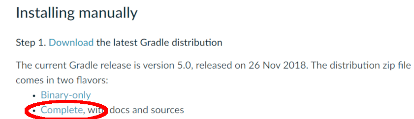 gradle download